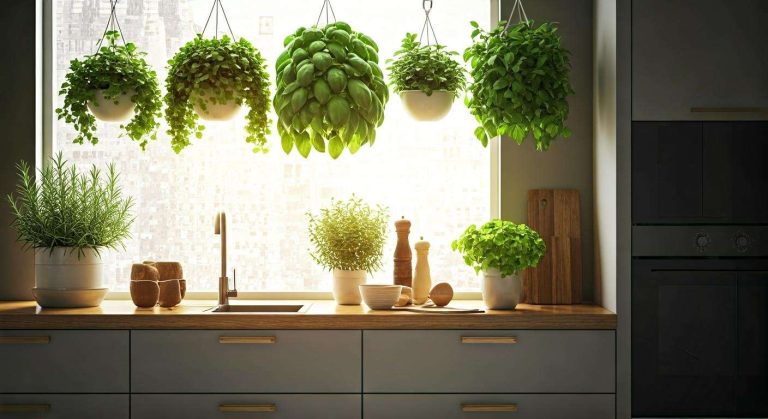 Comment cultiver des plantes aromatiques en suspension pour gagner de la place