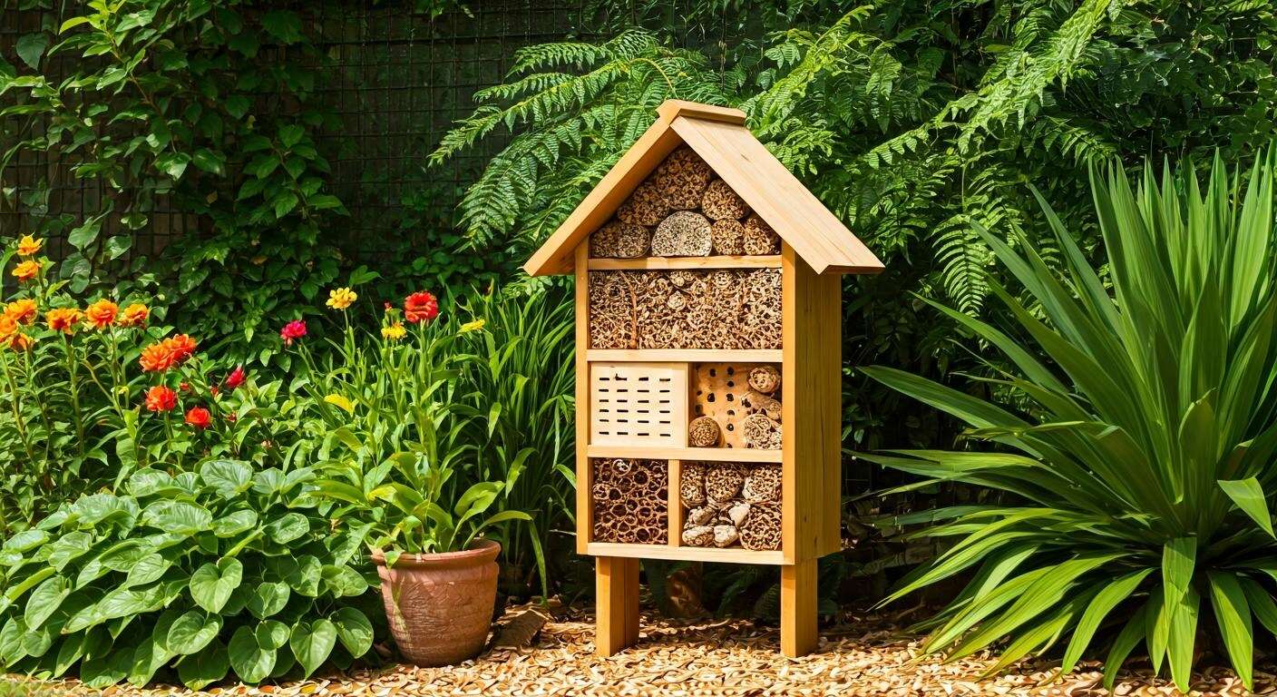 Fabriquer un hôtel à insectes XXL pour son potager
