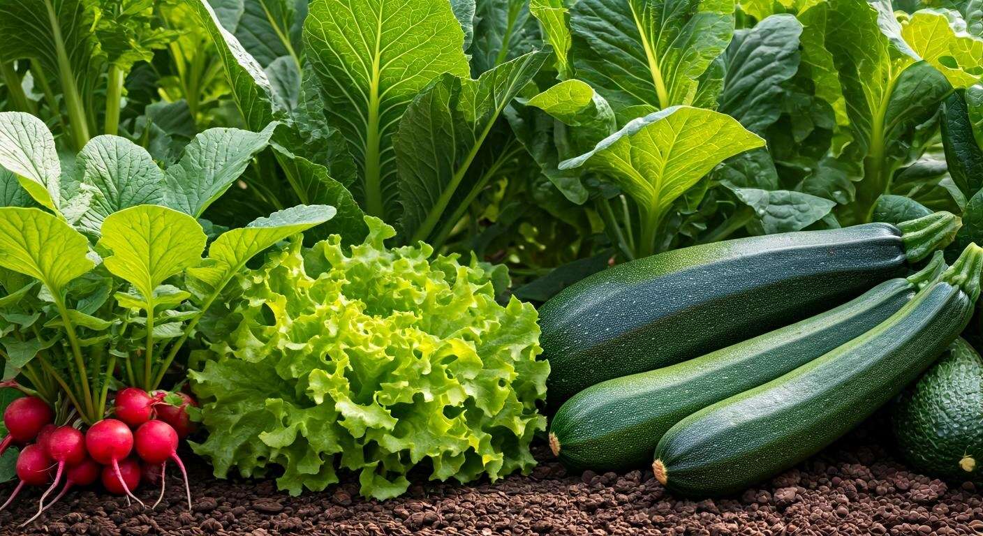 Les 8 légumes qui poussent le plus vite au potager