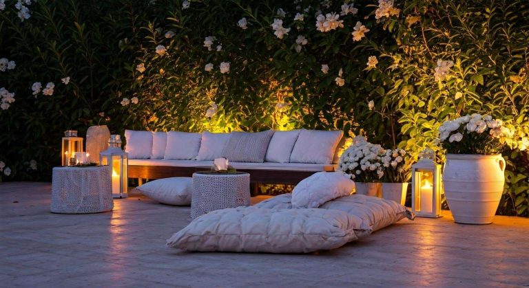 Aménager un jardin blanc pour des soirées magiques