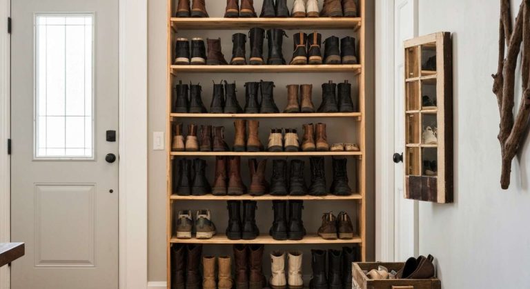 Ne laissez plus vos bottes et bottines en désordre : le système de rangement DIY ultra-simple à fabriquer