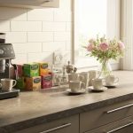 Comment créer une "station café/thé" sur votre plan de travail pour des matins organisés