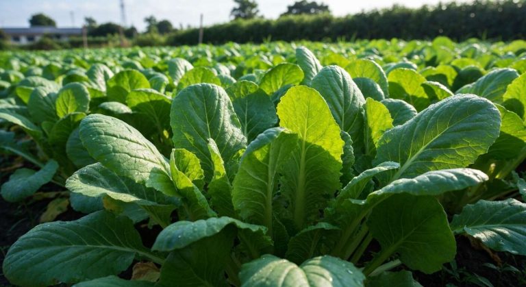Ce légume-feuille asiatique planté en octobre se récolte en 45 jours, même sans serre