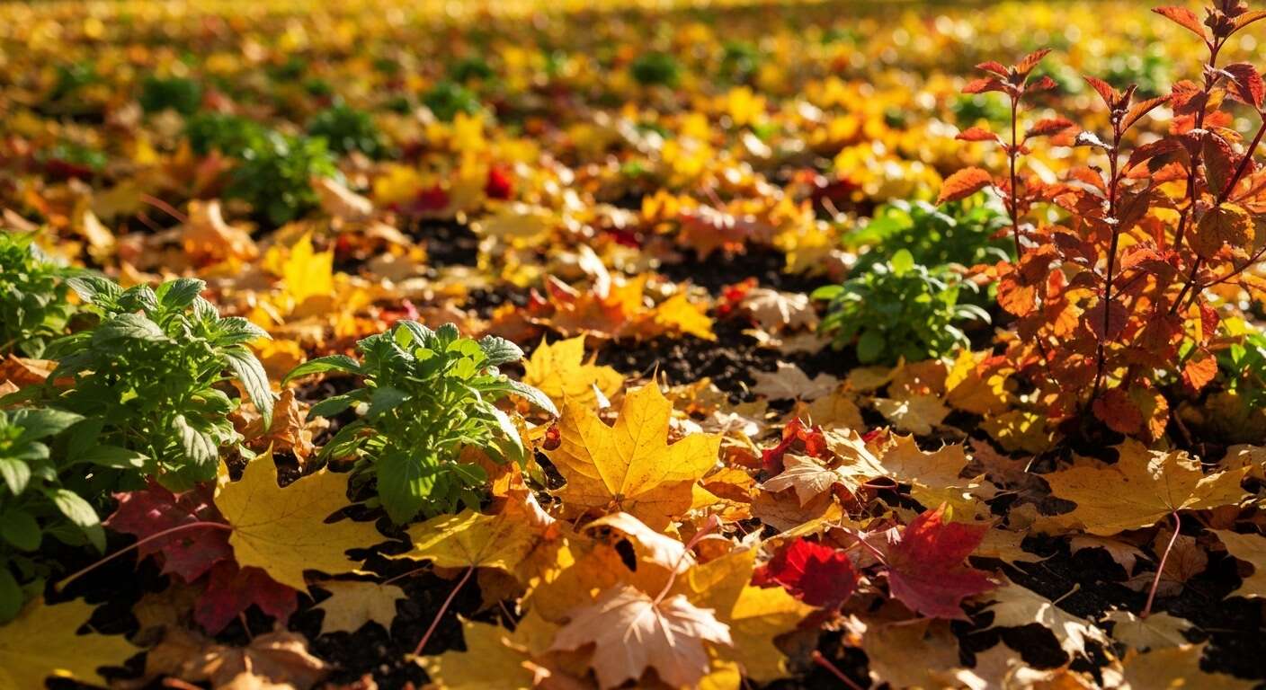 Pourquoi vous devriez laisser quelques feuilles mortes dans vos massifs : un geste crucial pour la biodiversité
