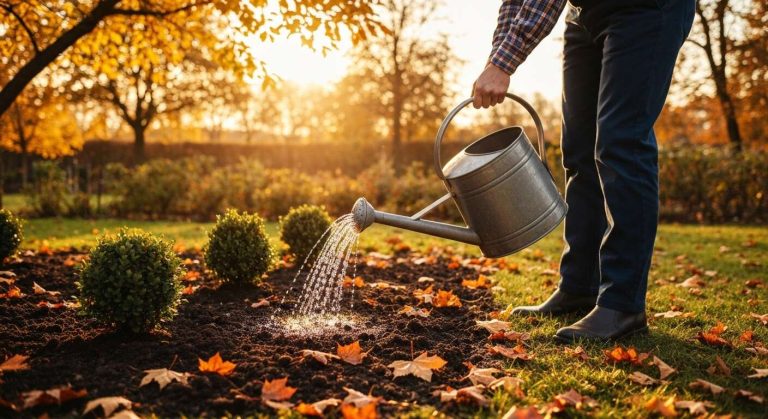 Cette technique d’arrosage en automne garantit une reprise vigoureuse des plantations au printemps