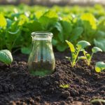 L'astuce de la bouteille en verre plantée au potager que mon grand-père utilisait pour protéger ses légumes du froid