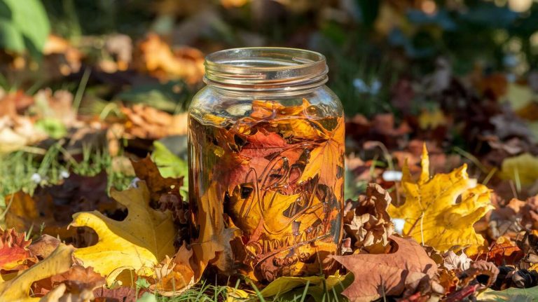 Cette astuce transforme les feuilles mortes en un engrais liquide puissant et gratuit