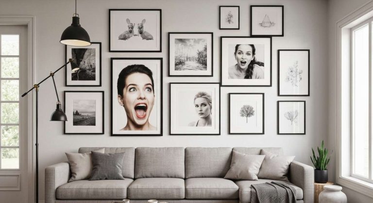 Comment créer un mur de cadres harmonieux : les règles de composition des décorateurs