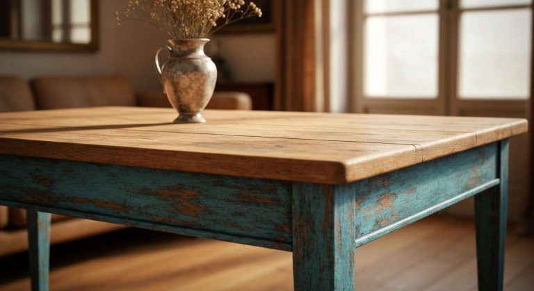 Voici comment donner un aspect vieilli et patiné à un meuble en bois neuf