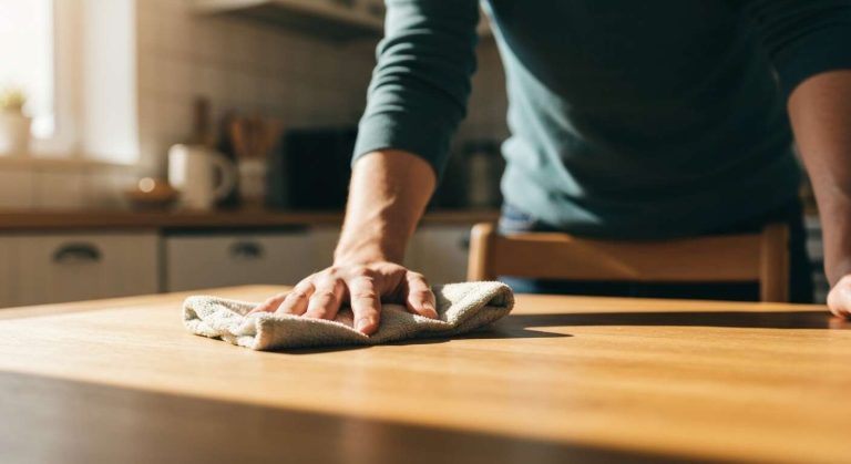 L'erreur que l'on fait en nettoyant les surfaces en bois et qui les ternit à long terme