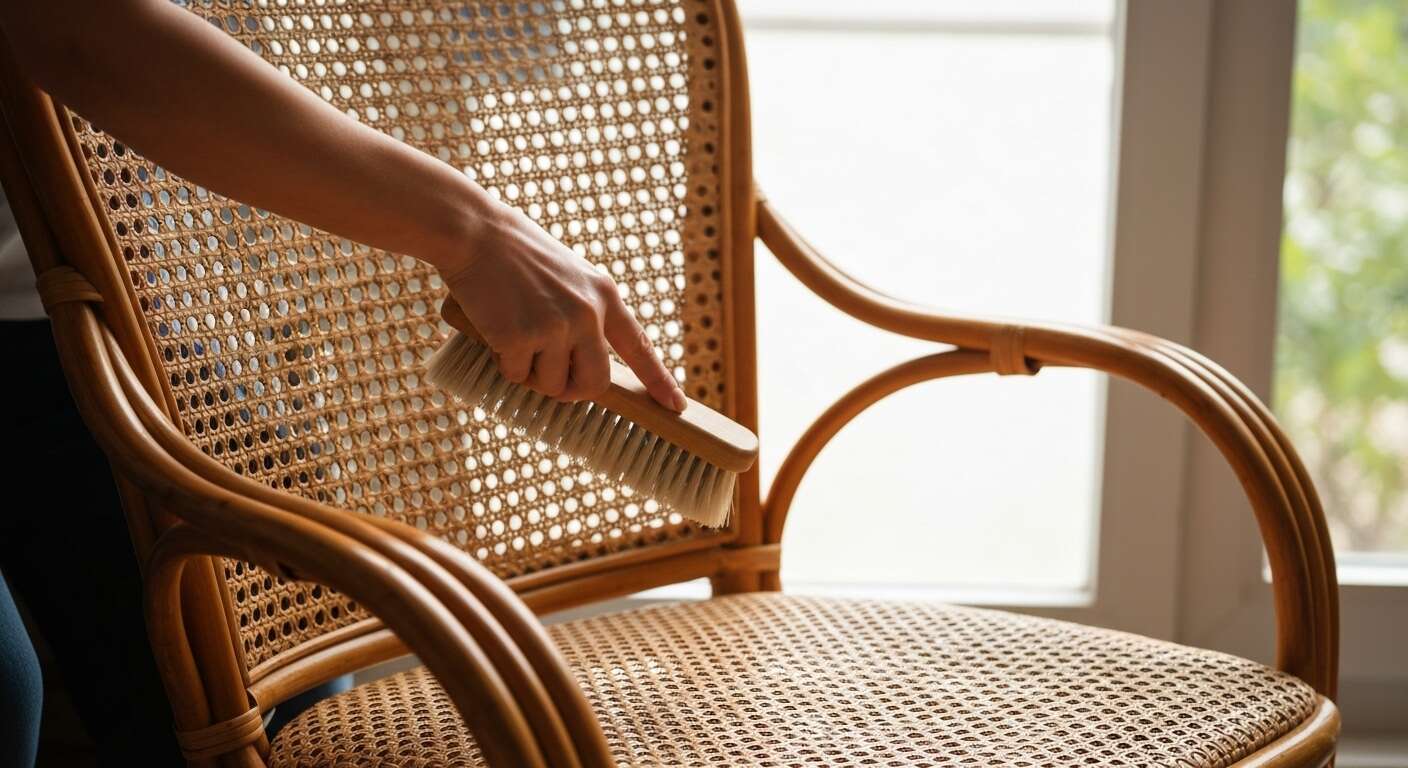 Comment nettoyer et raviver un meuble en rotin ou en osier qui a pris la poussière