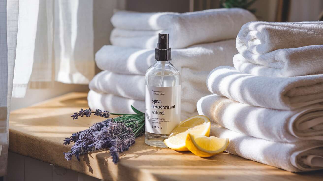 Fini les mauvaises odeurs persistantes dans les textiles : le spray désodorisant maison et naturel