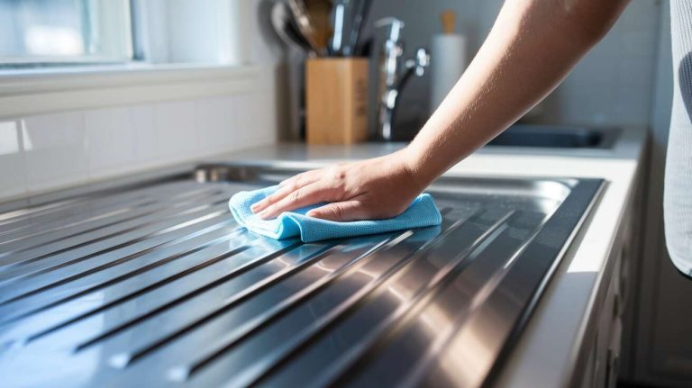L&rsquo;astuce pour nettoyer l&rsquo;inox brossé sans laisser de traces et en respectant le sens du brossage