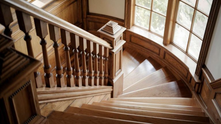 Ce que les professionnels font pour rénover un escalier en bois sans se ruiner