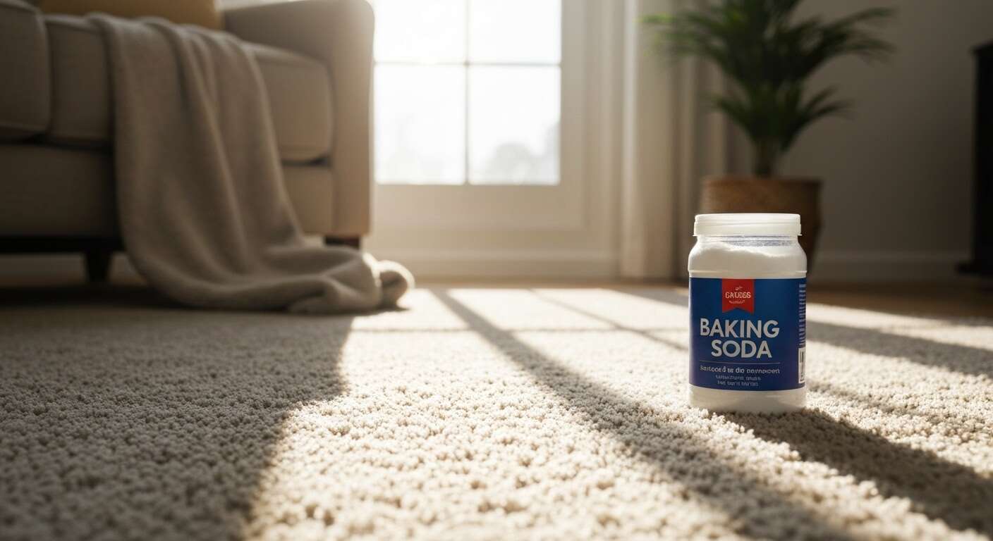 Ce que vous pouvez faire avec du bicarbonate de soude pour désodoriser un tapis ou une moquette