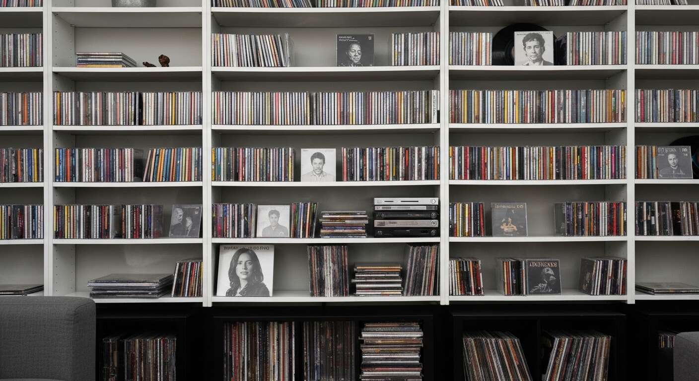Voici comment ranger vos CD, DVD et vinyles pour les protéger tout en les intégrant à votre déco