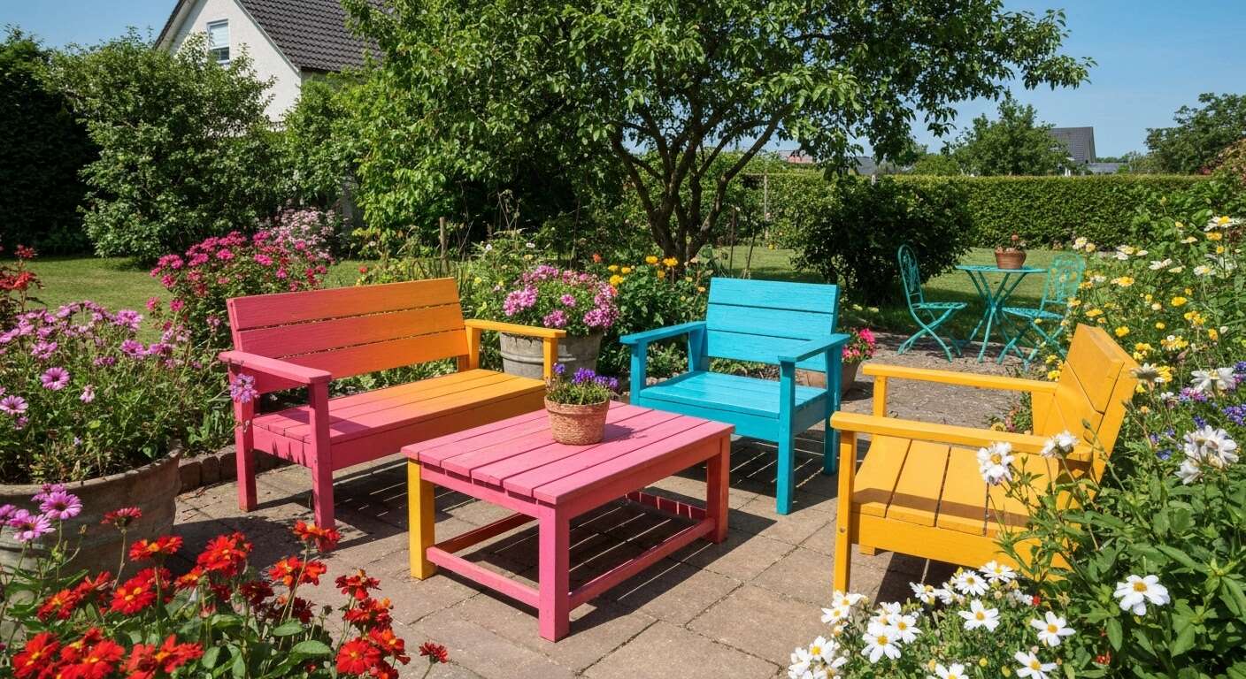 Fini les meubles de jardin en plastique qui ont perdu leur couleur : la solution pour les raviver