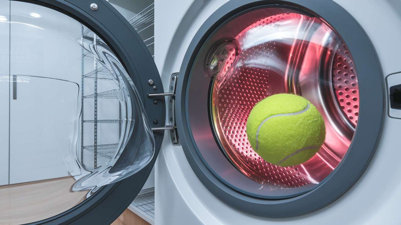 Voici pourquoi vous devriez mettre une balle de tennis dans votre machine à laver avec vos doudounes