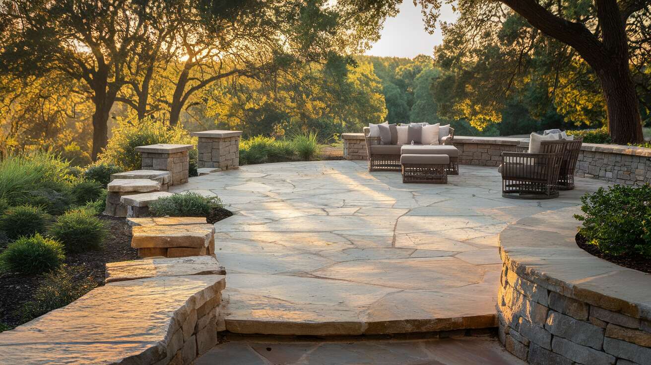 Ce que les professionnels font pour nettoyer une terrasse en pierre naturelle sans l&rsquo;agresser