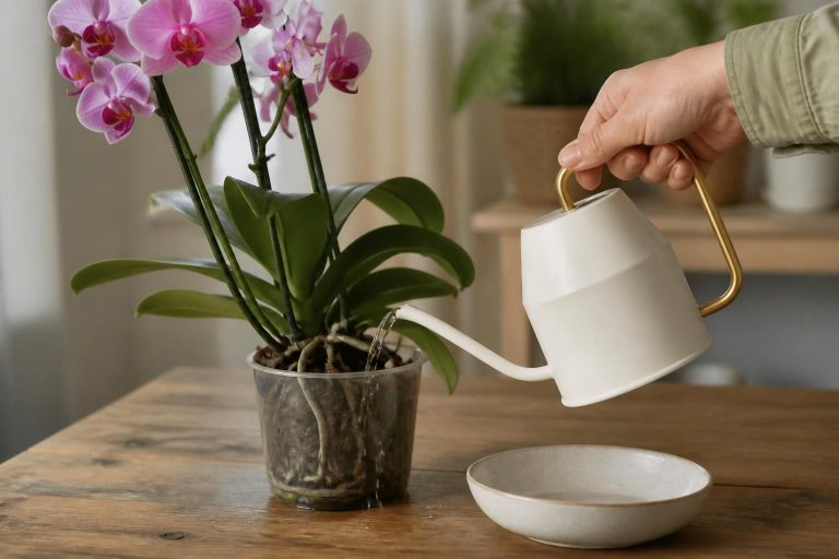 Comment arroser une orchidée : fréquence, méthode et eau idéale