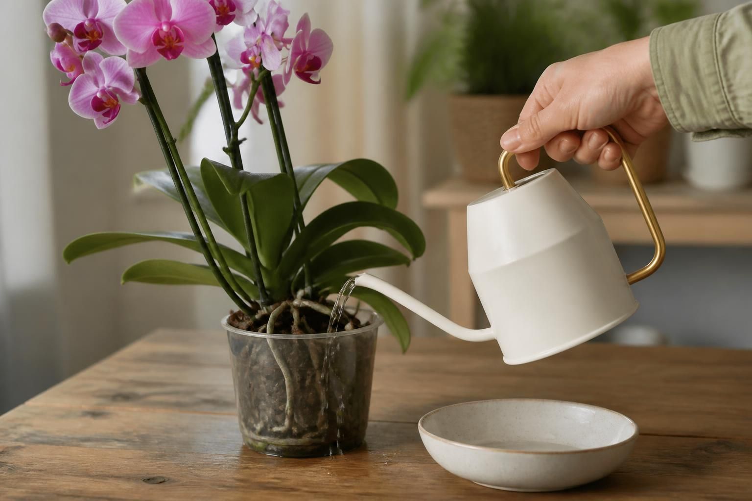 Comment arroser une orchidée : fréquence, méthode et eau idéale